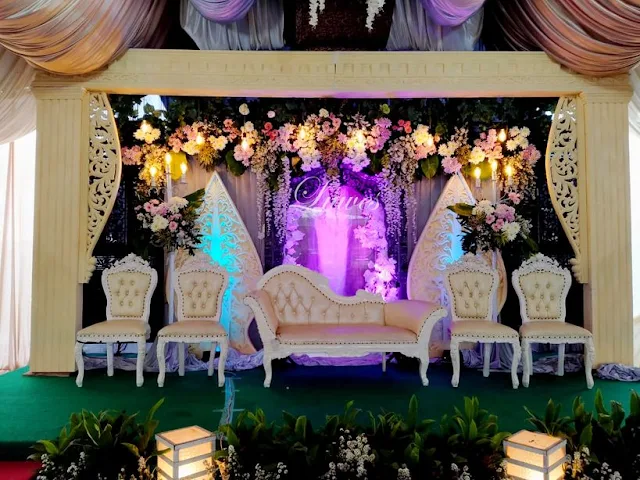 Wedding organizer backdrop pelaminan pernikahan bekasi